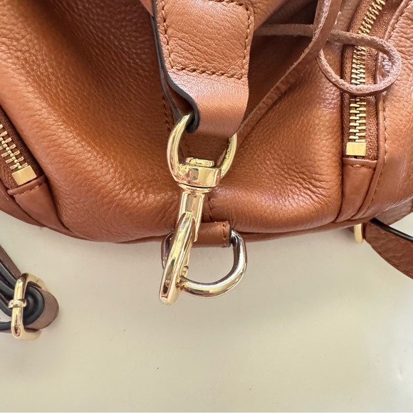 Rebecca Minkoff Julian Medium Tan Leather Backpack - Picture 3 of 14